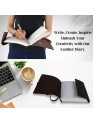  Leather Bound Journal Brown Writing Diary Plain Notebook Embossed Sketch Notepad